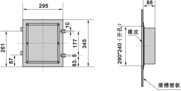 XLDS-I溜槽堵塞檢測(cè)器，門式結(jié)構(gòu)KBX-220隔爆溜槽堵塞檢測(cè)器